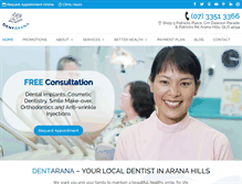 Tablet Screenshot of dentarana.net.au